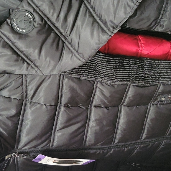 Nautica Jackets With Fur Detachable Hoods Last One Black XS New with Tags - Picture 11 of 15